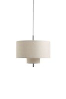 Billede af New Works Margin Pendant Lamp Ø: 70 cm - Beige/Black