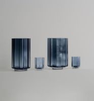 Billede af Louise Roe Funki Vase Rounded H: 34 cm - Blue