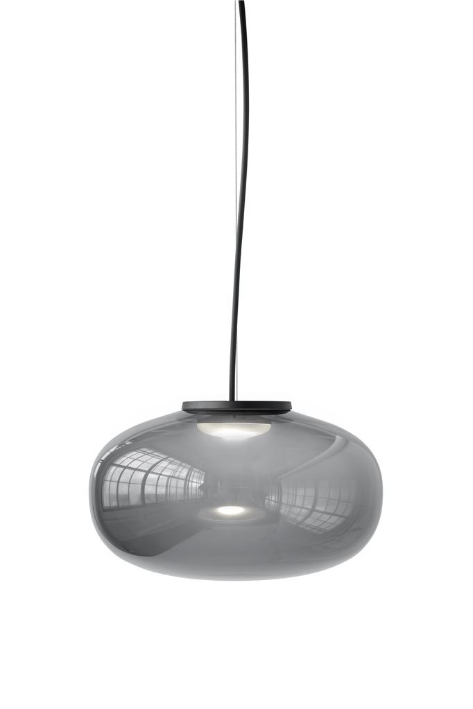 Billede af New Works Karl-Johan Pendant Lamp Large - Smoked Glass