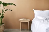 Billede af Duus & Møller Metha Sengebord m. Skuffe 45x48 cm - Sæbebehandlet Massiv Eg