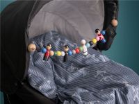 Billede af Kay Bojesen Sengetøj Abe Baby  70x100 cm - Blå