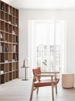 Billede af Fredericia Furniture 6751 Pal Sidebord 37x45 cm - Eg/Sort Stål