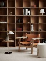 Billede af Fredericia Furniture 6751 Pal Sidebord 37x45 cm - Eg/Rustfrit Stål