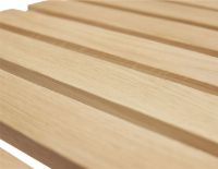 Billede af Hübsch Row Bænk 70x45 FSC Egetræ - Natur