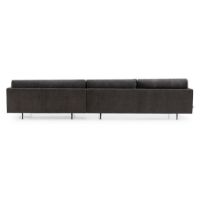 Billede af Wendelbo Maho Sofa m. Højrevendt Chaiselong Modul 1 & 26 L: 341 cm - Sortlakeret Stål/Navona Col. 6