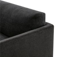 Billede af Wendelbo Maho Sofa m. Højrevendt Chaiselong Modul 1 & 26 L: 341 cm - Sortlakeret Stål/Navona Col. 6