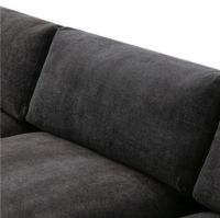 Billede af Wendelbo Maho Sofa m. Højrevendt Chaiselong Modul 1 & 26 L: 341 cm - Sortlakeret Stål/Navona Col. 6
