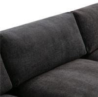 Billede af Wendelbo Maho Sofa m. Venstrevendt Chaiselong Modul 2 & 25 L: 341 cm - Sortlakeret Stål/Navona Col. 6