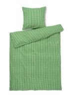 Billede af Juna Bæk&Bølge Sengetøj inkl. Pudebetræk 140x220 cm - Grøn/Sand 