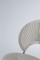 Billede af Fredericia Furniture 3398 Trinidad Stol SH: 45,5 cm - Lys Grå/Flint