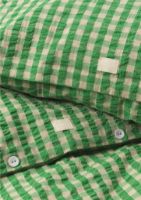 Billede af Juna Bæk&Bølge Sengetøj inkl. Pudebetræk 200x220 cm - Grøn/Sand 