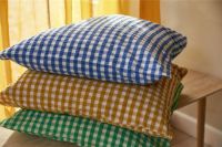 Billede af Juna Bæk&Bølge Pudebetræk 63x60 cm - Blå/Birk