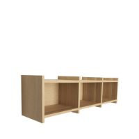 Billede af Hübsch Focal Shelf Unit 80x20x23 FSC Egetræsfiner - Natur