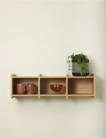 Billede af Hübsch Focal Shelf Unit 80x20x23 FSC Egetræsfiner - Natur