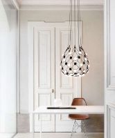 Billede af Luceplan Mesh Lysekrone Ø: 80 cm - Black