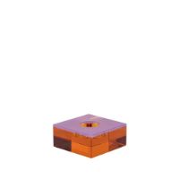 Billede af Hübsch Flux Lysestage 10x10 - Lyserød/Orange  OUTLET