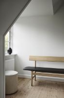 Billede af Fredericia Furniture Mono Puf Ø: 39 cm - 0024 Grand Linen