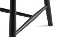 Billede af HAY Børge Mogensen J42 Armstol SH: 44,5 cm Sæt af 4 stk. - Sort Lakeret Bøg