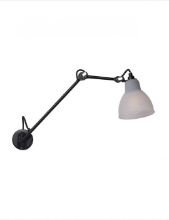 Billede af DCW Editions Lampe Gras N122 Bathroom Væglampe L: 55,2 cm - Sort/Polycarbonat