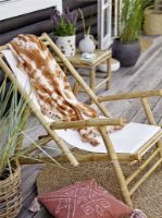 Billede af Bloomingville Korfu Liggestol SH: 30 cm - Bambus/Natur