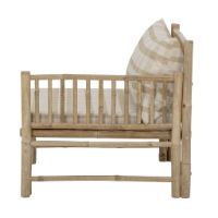 Billede af Bloomingville Korfu Modul Sofa Højre Hjørne SH: 37 cm - Bambus/Natur