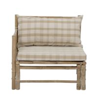 Billede af Bloomingville Korfu Modul Sofa Venstre Hjørne SH: 37 cm - Bambus/Natur