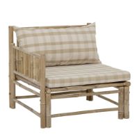 Billede af Bloomingville Korfu Modul Sofa Venstre Hjørne SH: 37 cm - Bambus/Natur