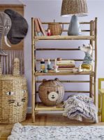 Billede af Bloomingville Mini Nelle Kurv m/låg Ø: 42 cm - Natur