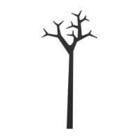 Billede af Swedese Tree Knage H: 194 cm - Sort