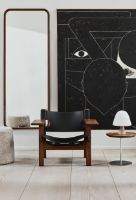 Billede af Fredericia Furniture 6751 Pal Sidebord 37x52 cm - Valnød/Rustfrit Stål