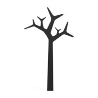 Billede af Swedese Tree Knage H: 134 cm - Sort
