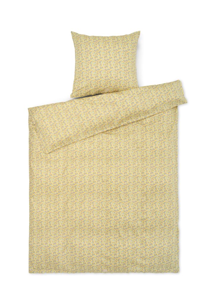 Billede af Juna Pleasantly Sengetøj 140x200 cm - Gul