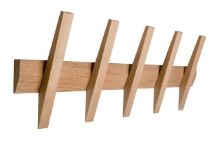 Billede af Hoigaard Tangent-5 Knagerække B: 64 cm - Olieret Eg