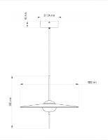 Billede af DCW Editions Mono M400 Pendel Ø: 40 cm - Black