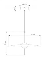 Billede af DCW Editions Mono L500 Pendel Ø: 50 cm - Black