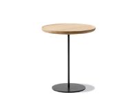 Billede af Fredericia Furniture 6755 Pal Sidebord 44x45 cm - Eg/Sort Stål