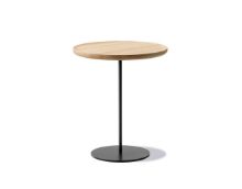 Billede af Fredericia Furniture 6755 Pal Sidebord 44x45 cm - Eg/Sort Stål