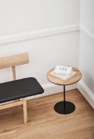 Billede af Fredericia Furniture 6755 Pal Sidebord 44x45 cm - Eg/Sort Stål