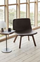 Billede af Fredericia Furniture 6755 Pal Sidebord 44x45 cm - Valnød/Sort Stål