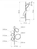 Billede af DCW Editions Tell Me Stories Væglampe H: 86,5 cm - Black