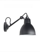 Billede af DCW Editions Lampe Gras N104 Væglampe L: 17 cm - Sort/Sort