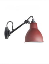 Billede af DCW Editions Lampe Gras N104 Væglampe L: 17 cm - Sort/Rød