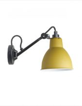 Billede af DCW Editions Lampe Gras N104 Væglampe L: 17 cm - Sort/Gul