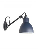 Billede af DCW Editions Lampe Gras N104 Væglampe L: 17 cm - Sort/Blå
