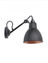 Billede af DCW Editions Lampe Gras N104 Væglampe L: 17 cm - Sort/Kobber