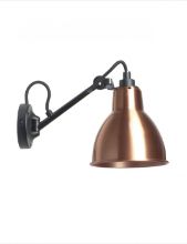 Billede af DCW Editions Lampe Gras N104 Væglampe L: 17 cm - Sort/Kobber
