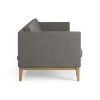 Billede af Swedese Madison 3 pers. Sofa med Knapper B: 210 cm - Olieret Eg/Main Line Flax 26