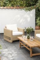 Billede af Sika-Design Carrie Exterior Loungestol SH: 44 cm - Natural