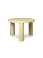 Billede af Ferm Living Post Coffee Table Small Ø: 65 cm - Lemonade 