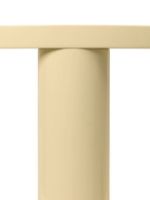 Billede af Ferm Living Post Coffee Table Small Ø: 65 cm - Lemonade 
